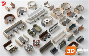 Cafe Furniture Skp Files 